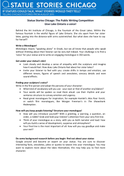 Lake Ontario - Statue Stories Chicago