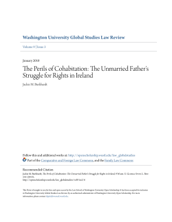 The Perils of Cohabitation: The Unmarried Father`s Struggle for
