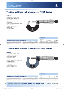 micrometers - Bowers Group