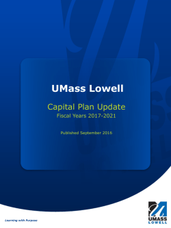 Capital Plan - UMass Lowell