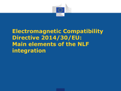 Main elements of the NLF integration