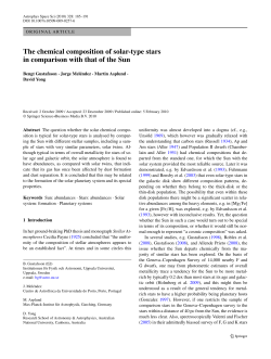 The chemical composition of solar-type stars in comparison with that
