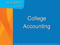 College Accounting