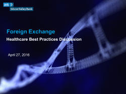Foreign Exchange - Silicon Valley Bank