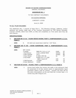 BOARD OF WATER COMMISSIONERS DENVER,COLORADO