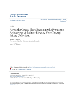 Across the Coastal Plain: Examining the