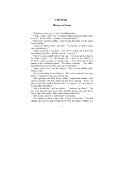 Chapter01 Message in Morse