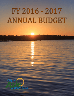 City of Azle FY 2016