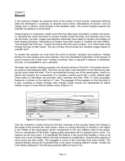 Sound - Fundamentals of Great Vocal Technique