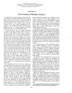 The Fouling of Metallic Surfaces