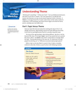 Understanding Theme - NORTH STAR READING PARTNERS