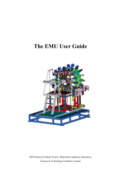 EMU Manual - STFC ISIS