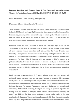 Francesca Guadalupe Masi, Stephano Maso, Fate, Chance and