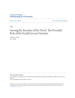 Serving the Storyline of the Novel: The Powerful Role of the Feudal