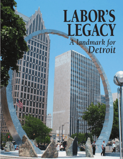 Labor`s Legacy Landmark - Michigan Labor History Society