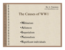 causes of wwi powerpoint pdf