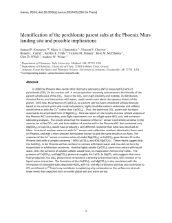 Soluble Sulphate in the Martian Soil