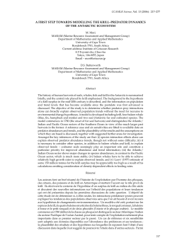 CCAMLR Science, 13 - Commission for the Conservation of