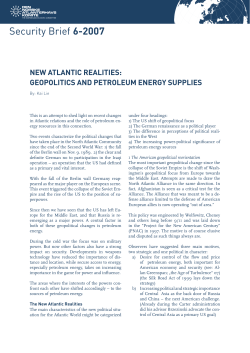 Security Brief 6-2007 - Den Norske Atlanterhavskomite