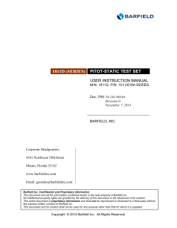 1811d (series) pitot-static test set