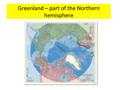 Greenland &ndash; part of the Northern hemisphere