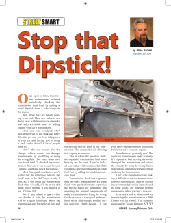 Stop that Dipstick!