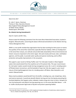 Read our full letter to NEFMC
