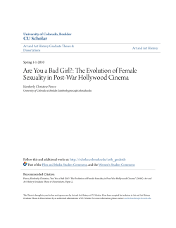 Are You a Bad Girl?: The Evolution of Female