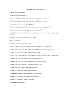 Reading Semestral Exam Guide (1st) I. Comprehension questions