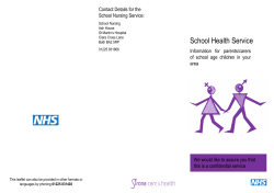School Health Service