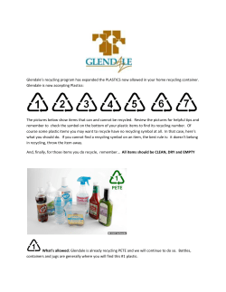 Glendale`s recycling program has expanded the