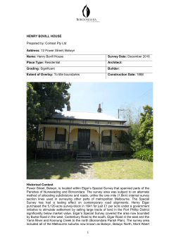 Heritage citation - 12 Power Street, Balwyn