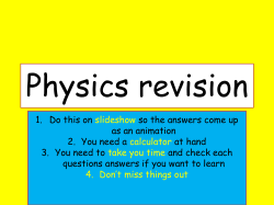 Physics &ndash; BC Revision Guide 1