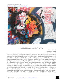 Paris Wall Flowers, Moscow Wall Wars