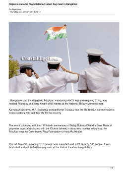 Gigantic national flag hoisted on tallest flag mast in