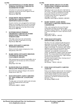 duPlessis Catalogue - du Plessis Auction