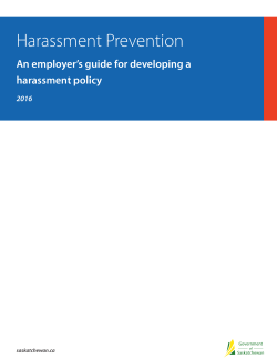 Harassment Prevention