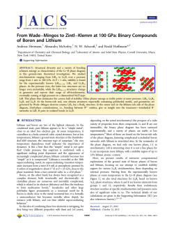 Binary Compounds of Boron and Lithium