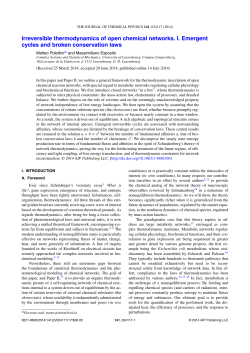 Irreversible thermodynamics of open chemical - ORBilu