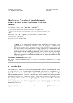 Simultaneous Prediction of Morphologies of a Critical Nucleus and