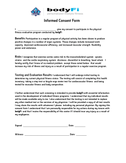 Informed Consent Form