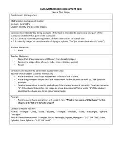 CCSS Mathematics Assessment Task