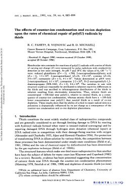 The Effects of Counter-ion Condensation and Co