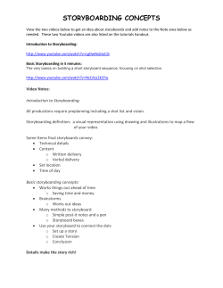 STORYBOARDING CONCEPTS