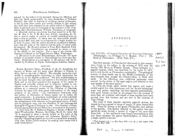 Principal characters of American Cretaceous