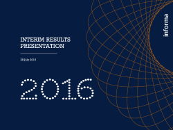 interim results presentation