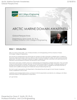 AMDA 1 - Global Perspectives