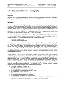 7.10 Population distribution &ndash; demography