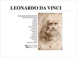 LEONARDO DA VINCI