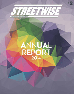 StreetWise Annual Report 2014